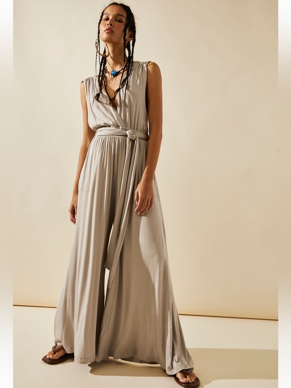Free People Dani Convertible Open-Back One-Piece